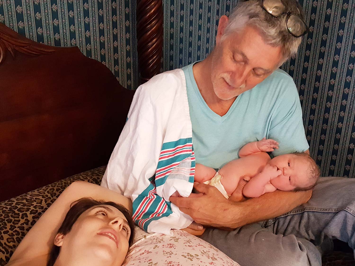 Greta, partner, & baby